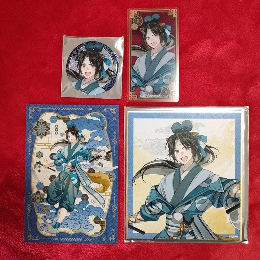 魔道祖師　缶バッジ　百鬼夜行　pop up shop Amazon.co.jp: 魔道祖師メディコスPOP UP SHOP百鬼夜行 藍景儀缶バッジ